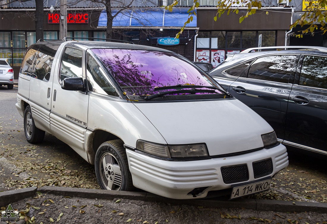 Алматы, № A 114 WKO — Pontiac Trans Sport '89-94