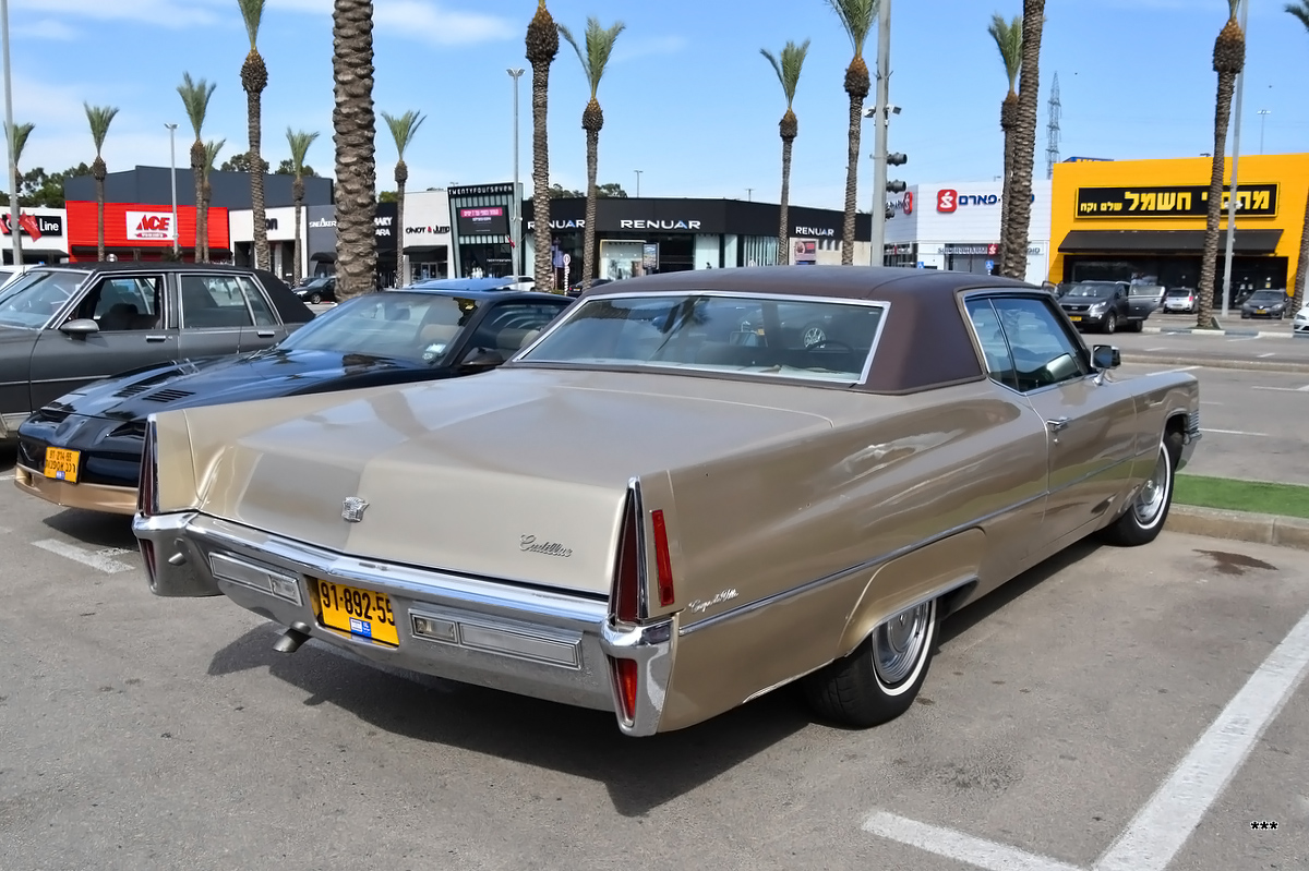 Израиль, № 91-892-55 — Cadillac DeVille (3G) '65-70