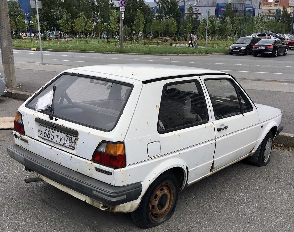 Санкт-Петербург, № А 685 ТУ 78 — Volkswagen Golf (Typ 19) '83-92