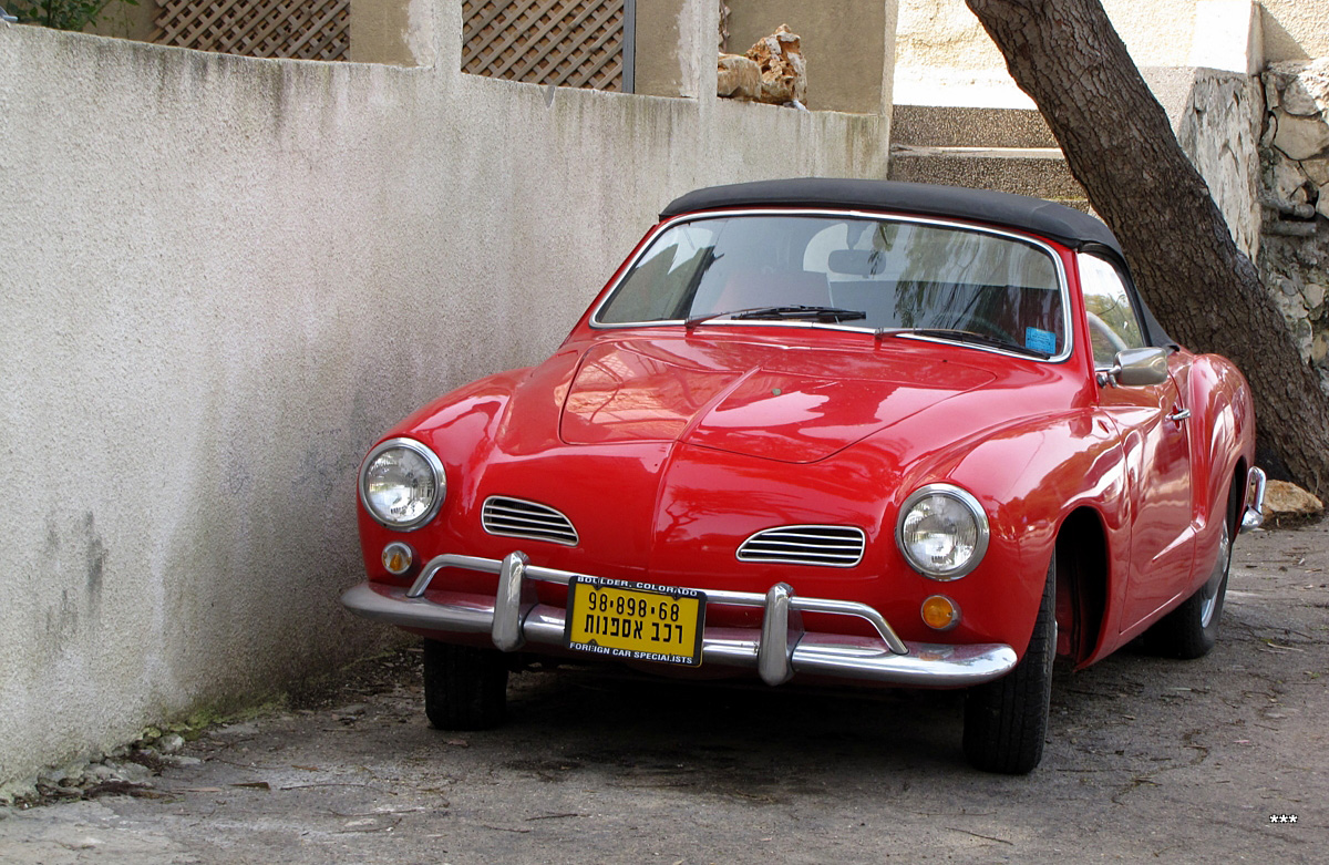 Израиль, № 98-898-68 — Volkswagen Karmann-Ghia Typ 14 '55-75