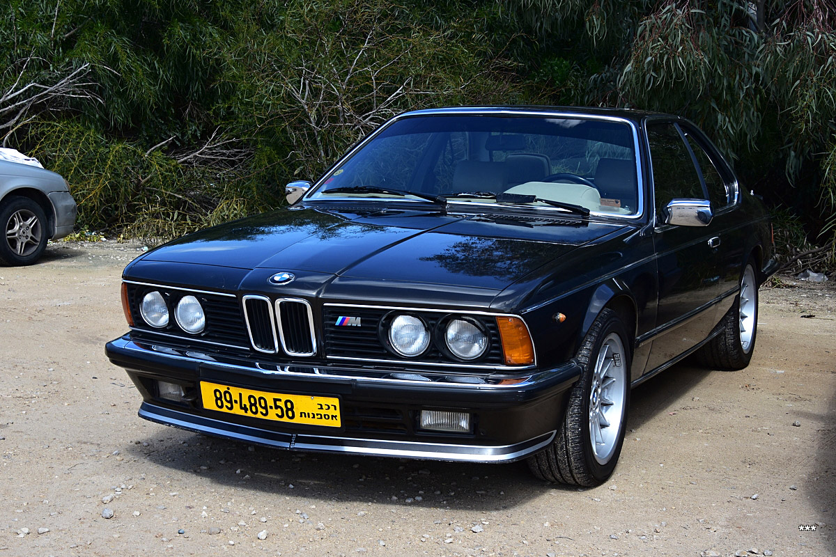 Израиль, № 89-489-58 — BMW 6 Series (E24) '76-89