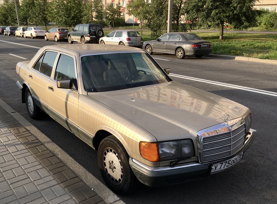Санкт-Петербург, № У 775 ОО 78 — Mercedes-Benz (W126) '79-91
