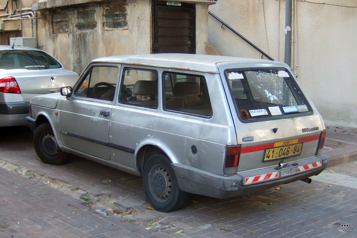 Израиль, № 41-046-84 — FIAT 127 (3G) '81-87