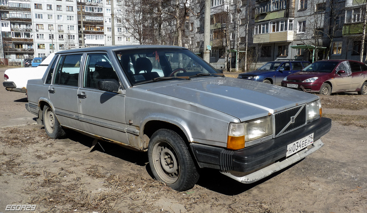 Архангельская область, № Н 034 ЕЕ 29 — Volvo 740 '84-92