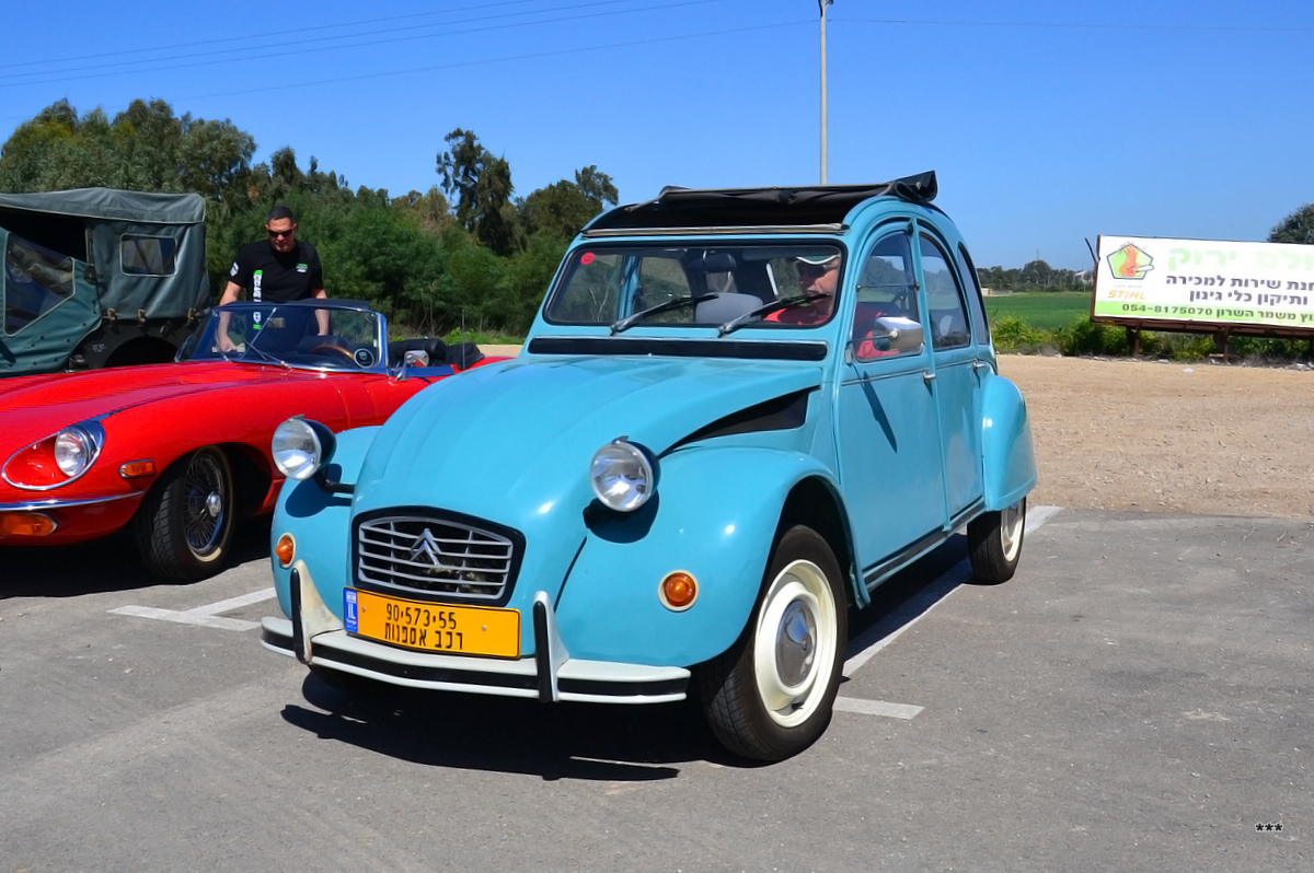 Израиль, № 90-573-55 — Citroën 2CV '49-90