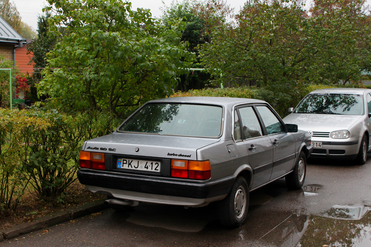 Литва, № PKJ 412 — Audi 80 (B2) '78-86