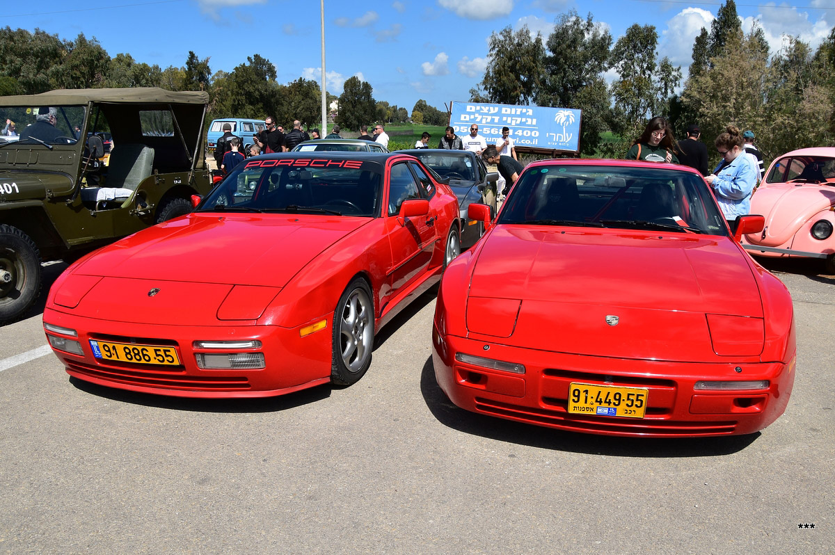 Израиль, № 91-886-55 — Porsche 944 '82-89