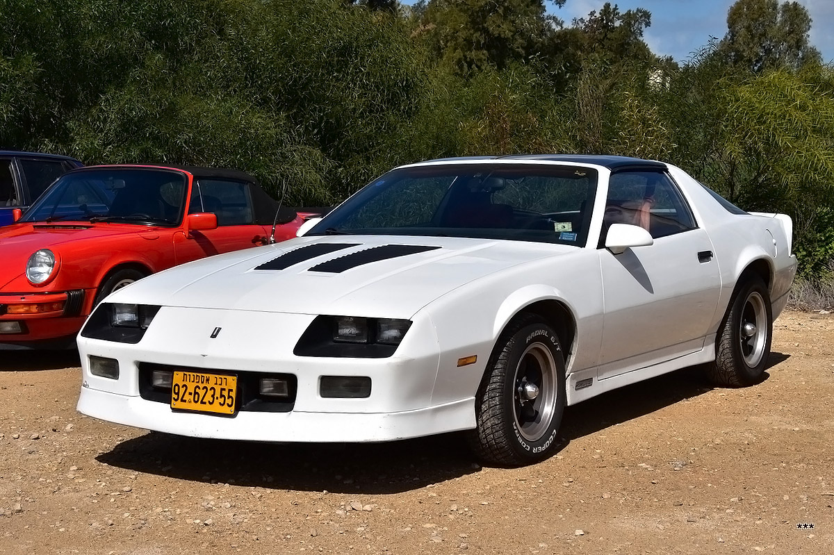 Израиль, № 92-623-55 — Chevrolet Camaro (3G) '82-92