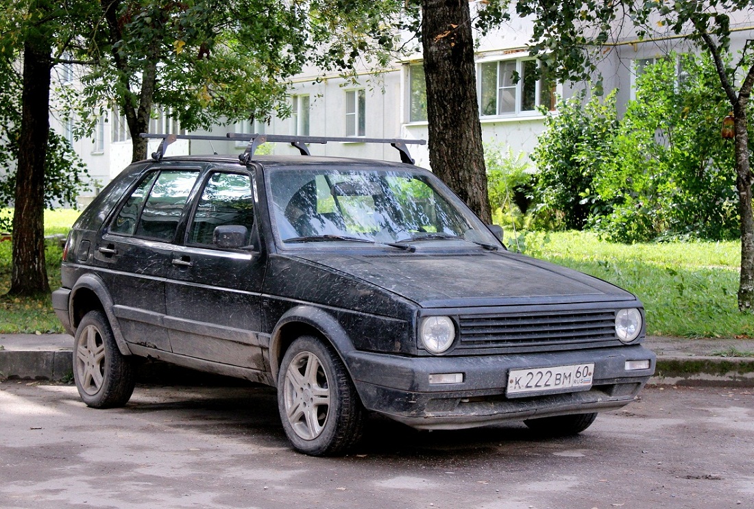 Псковская область, № К 222 ВМ 60 — Volkswagen Golf (Typ 19) '83-92