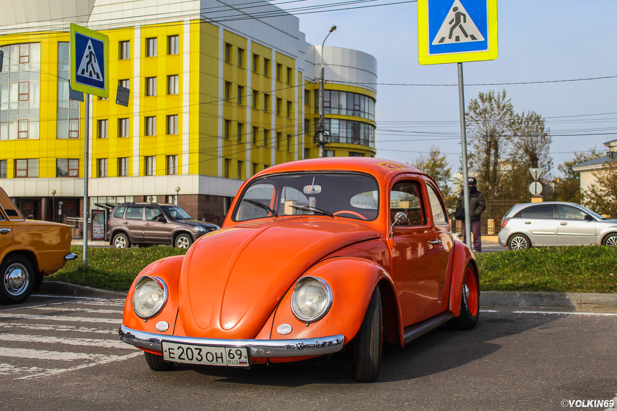 Тверская область, № Е 203 ОН 69 — Volkswagen Käfer (общая модель); Тверская область — Закрытие сезона 2020 Тверского ретро-клуба