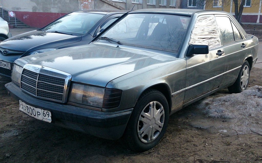 Тверская область, № АА 800 Р 69 — Mercedes-Benz (W201) '82-93