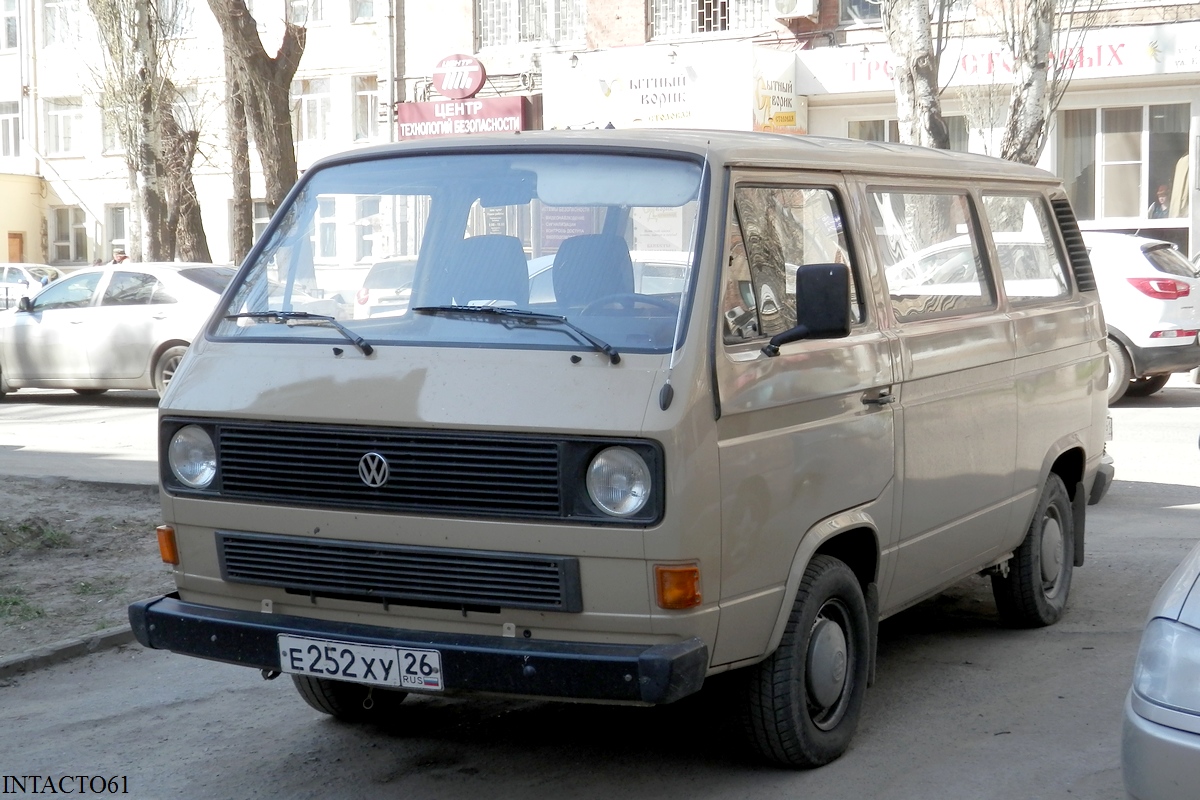 Ставропольский край, № Е 252 ХУ 26 — Volkswagen Typ 2 (Т3) '79-92