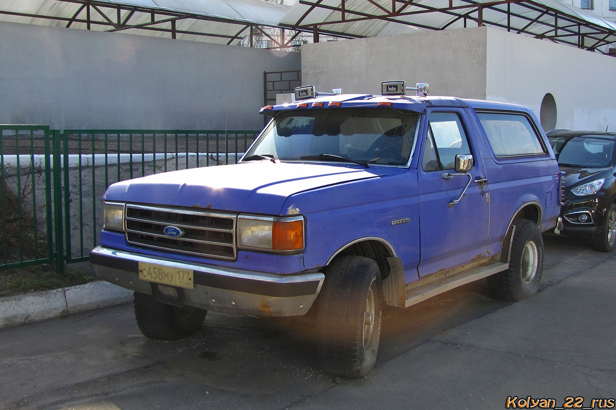 Москва, № С 458 МУ 177 — Ford Bronco (4G) '86-91