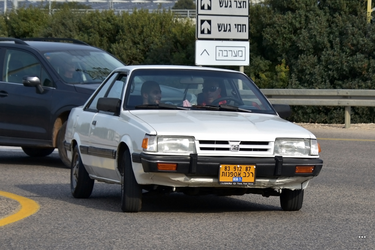 Израиль, № 83-912-87 — Subaru Leone (3G) '84-94