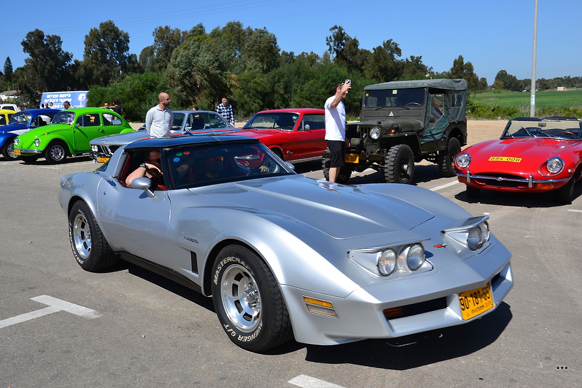 Израиль, № 90-181-55 — Chevrolet Corvette (C3) '68-82