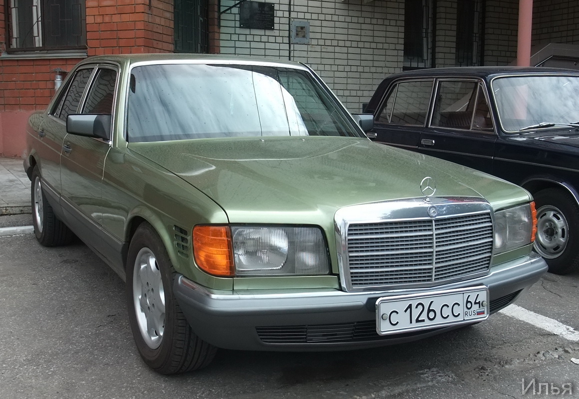 Саратовская область, № С 126 СС 64 — Mercedes-Benz (W126) '79-91