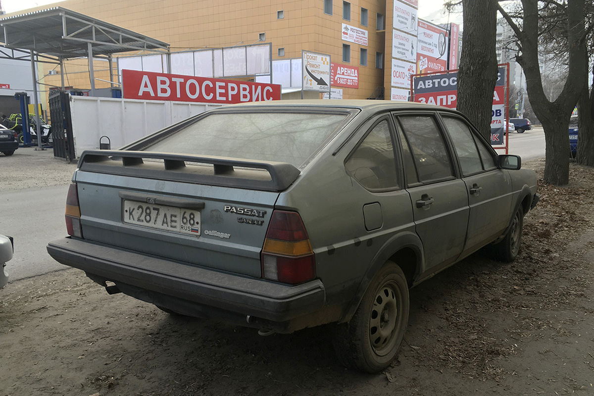 Тамбовская область, № К 287 АЕ 68 — Volkswagen Passat (B2) '80-88