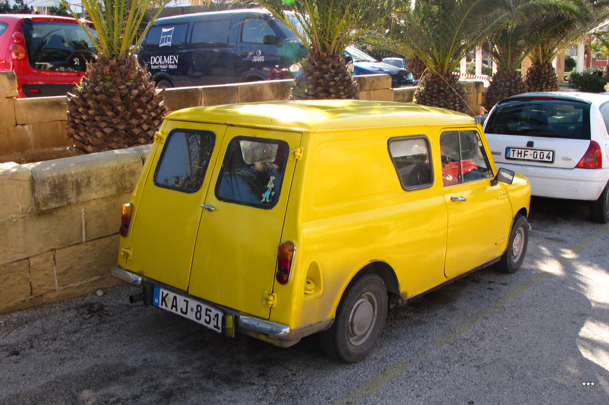 Мальта, № KAJ 851 — Austin Mini Van '60-86