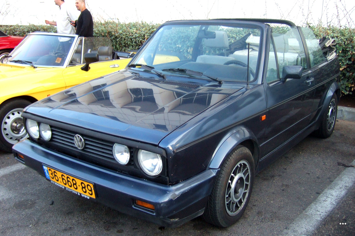 Израиль, № 36-668-89 — Volkswagen Golf (Typ 19) '83-92