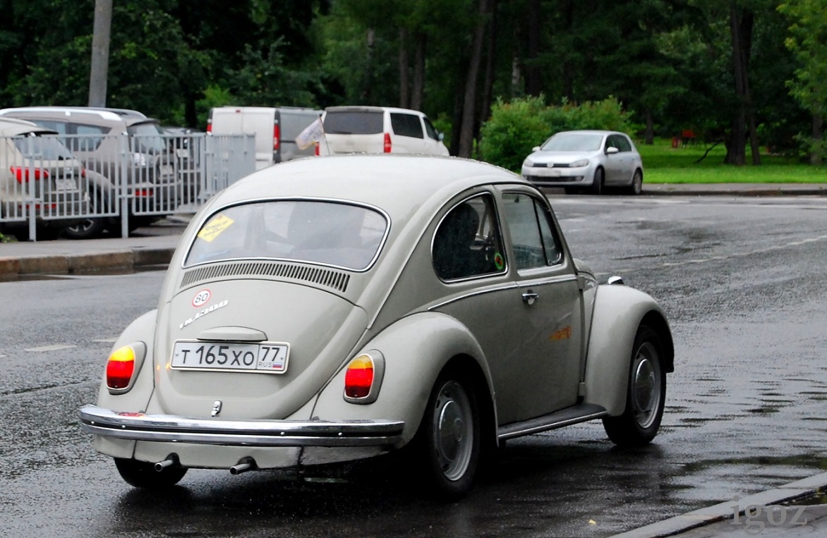 Москва, № Т 165 ХО 77 — Volkswagen Käfer 1300/1500 '65-74; Москва — Фестиваль "Ретро-Фест" 2014