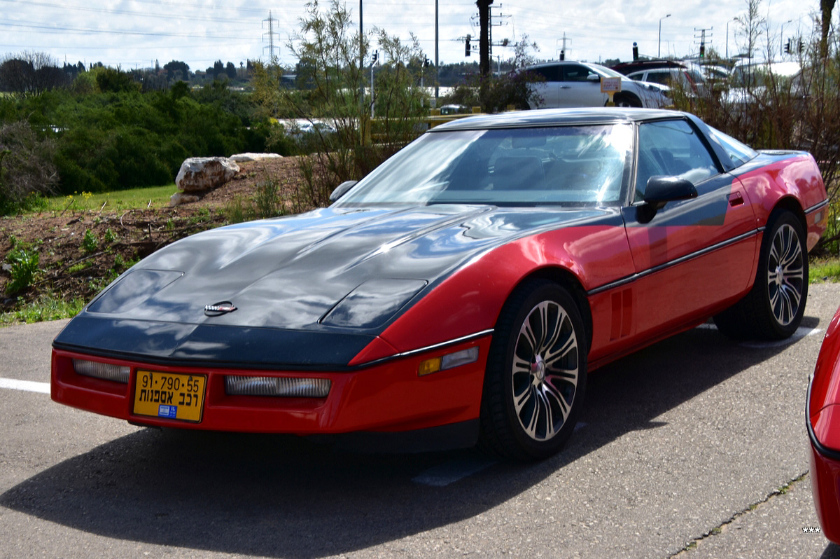 Израиль, № 91-790-55 — Chevrolet Corvette (C4) '84-96