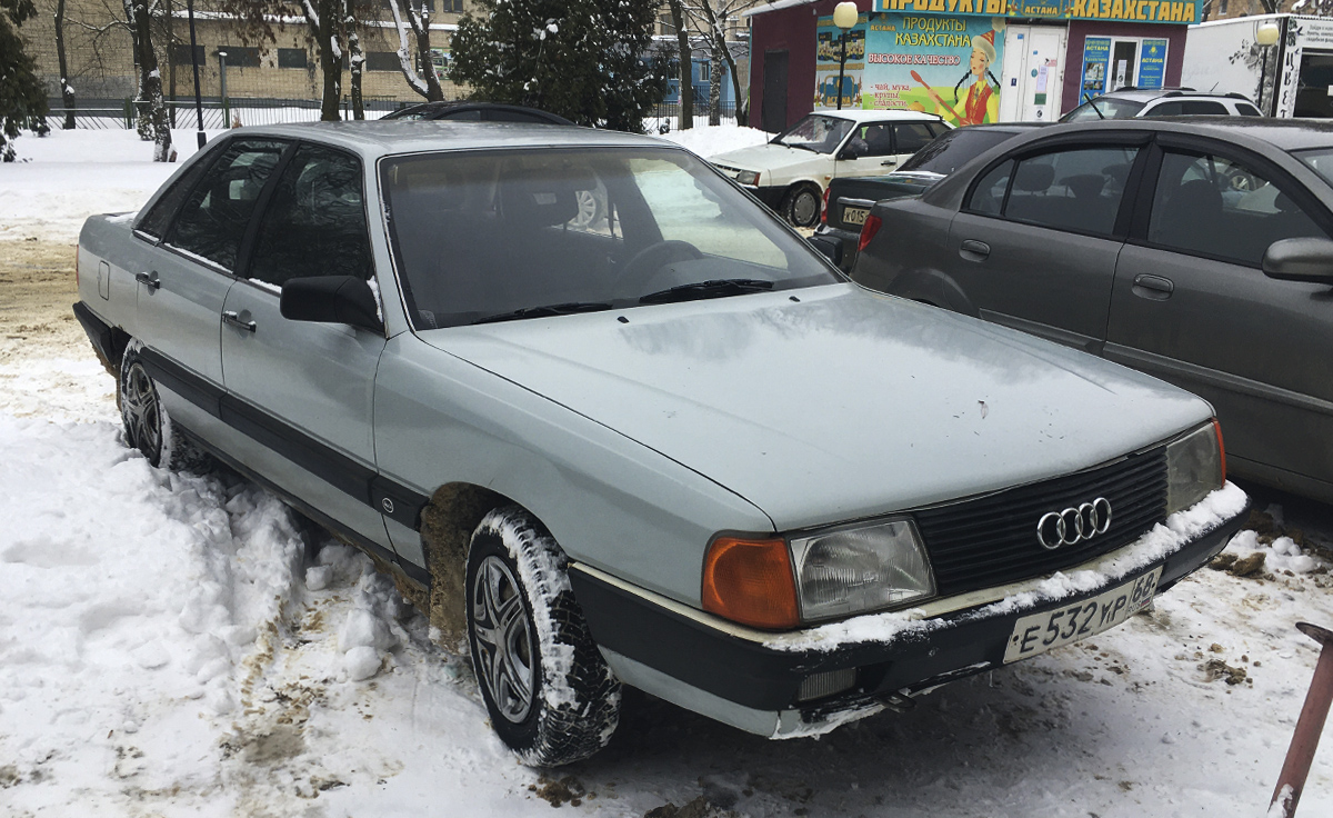 Тамбовская область, № Е 532 УР 68 — Audi 100 (C3) '82-91