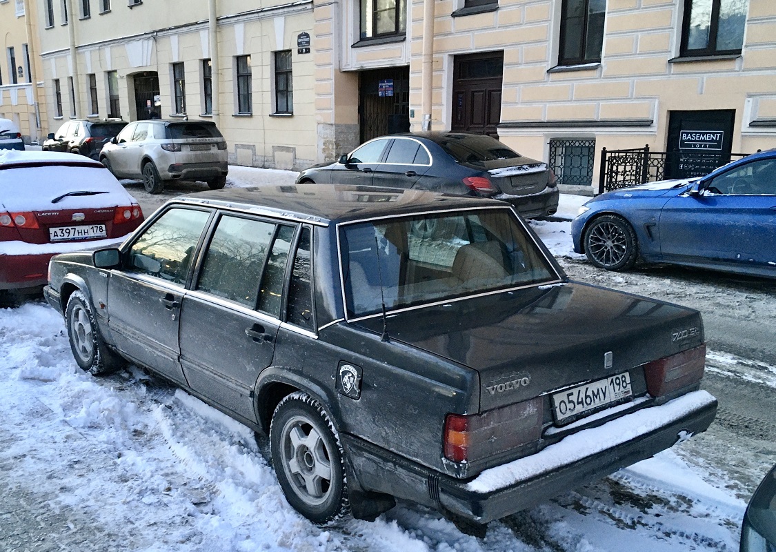 Санкт-Петербург, № О 546 МУ 198 — Volvo 740 '84-92