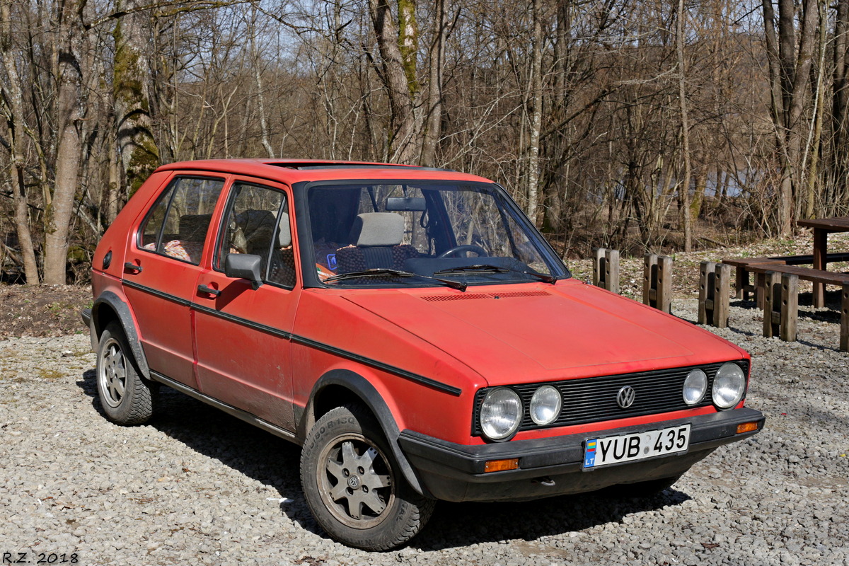 Литва, № YUB 435 — Volkswagen Golf (Typ 17) '74-88