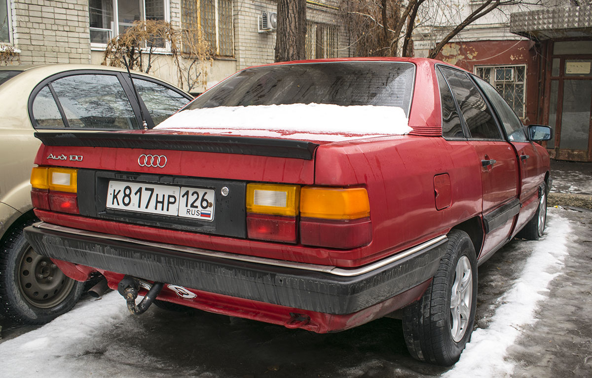 Ставропольский край, № К 817 НР 126 — Audi 100 (C3) '82-91