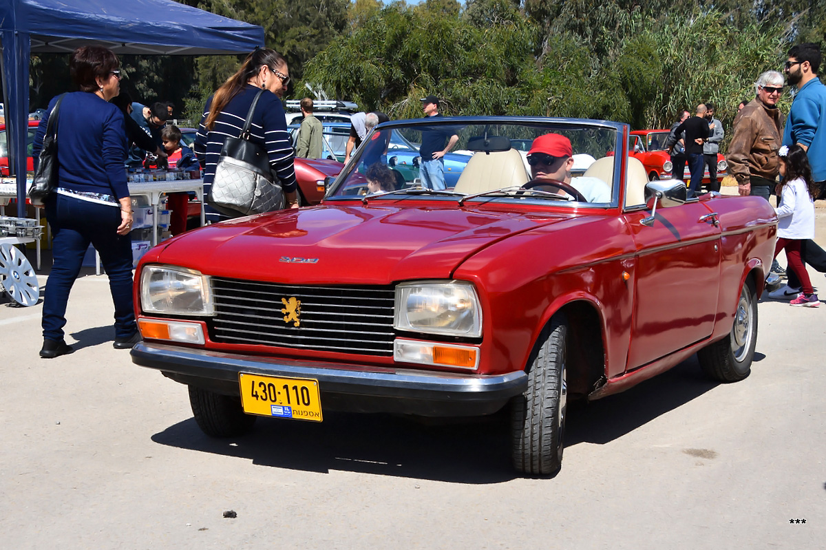Израиль, № 430-110 — Peugeot 304 Cabriolet S '70-76