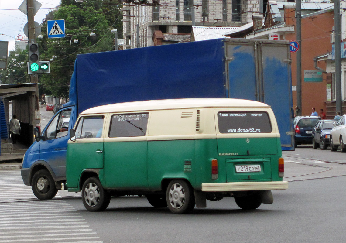 Нижегородская область, № У 219 ЕО 52 — Volkswagen Typ 2 (T2) '67-13