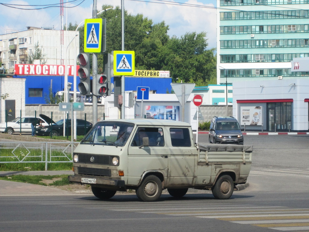 Кировская область, № К 102 МВ 43 — Volkswagen Typ 2 (Т3) '79-92