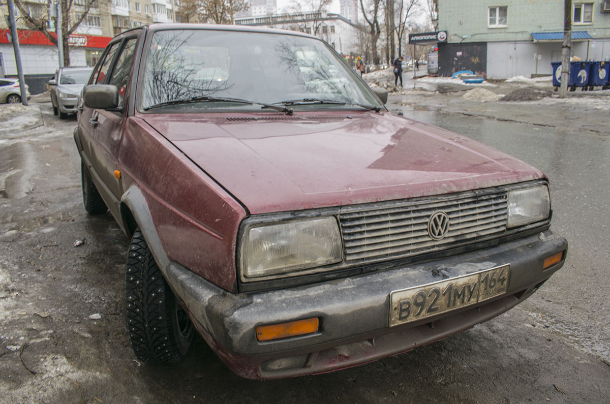 Саратовская область, № В 921 МУ 164 — Volkswagen Jetta Mk2 (Typ 16) '84-92