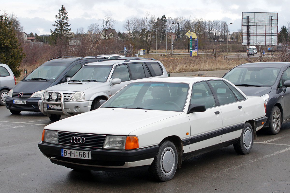 Литва, № BHH 681 — Audi 100 (C3) '82-91