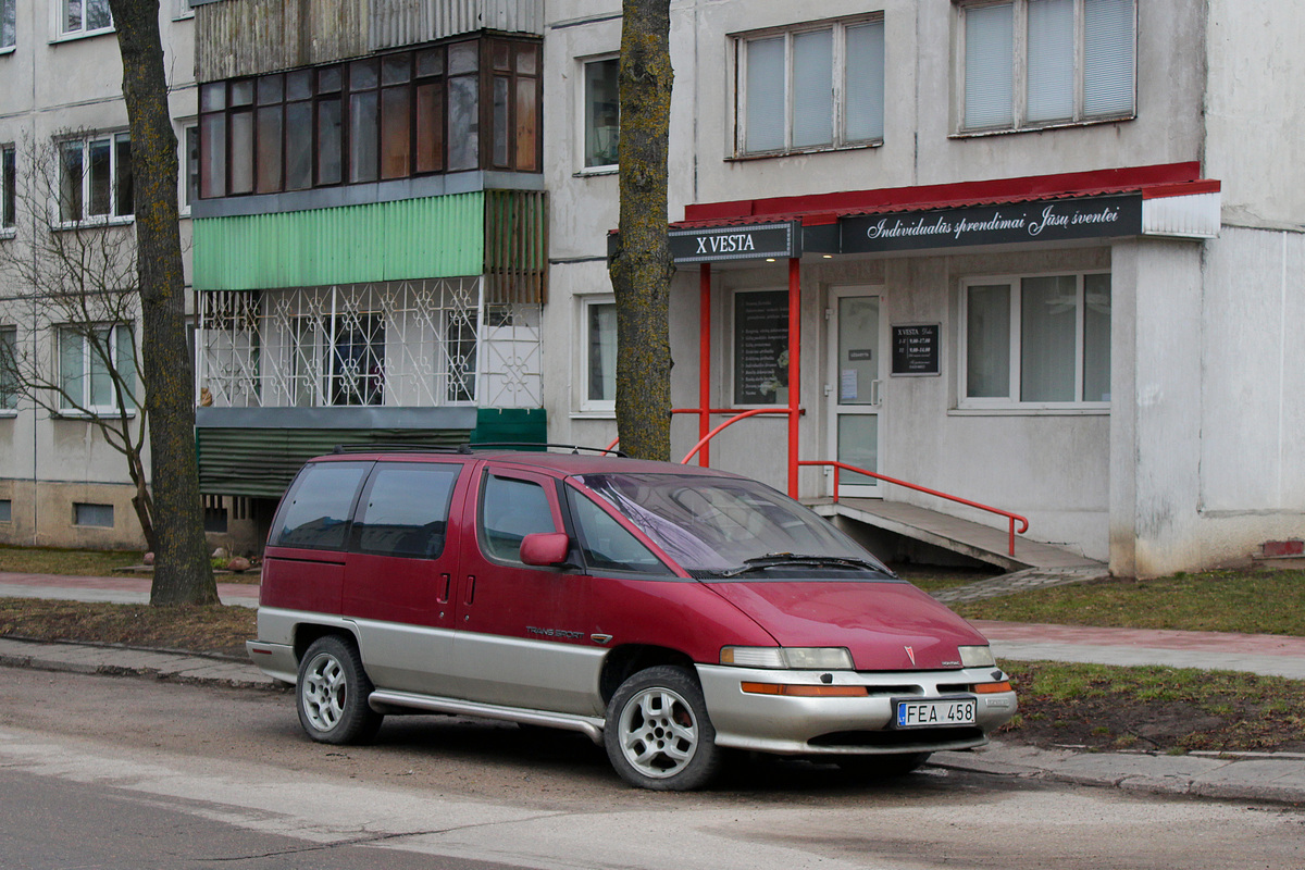 Литва, № FEA 458 — Pontiac Trans Sport '89-94