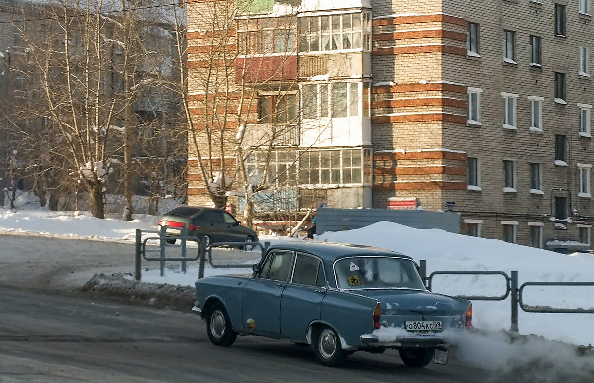Пермский край, № О 804 КС 59 — Москвич-412 (Иж) '67-70