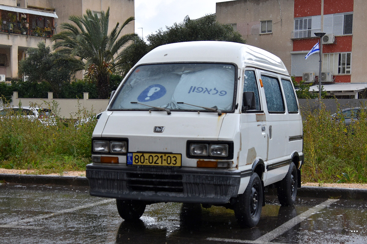 Израиль, № 80-021-03 — Subaru Sambar (4G) '82-90