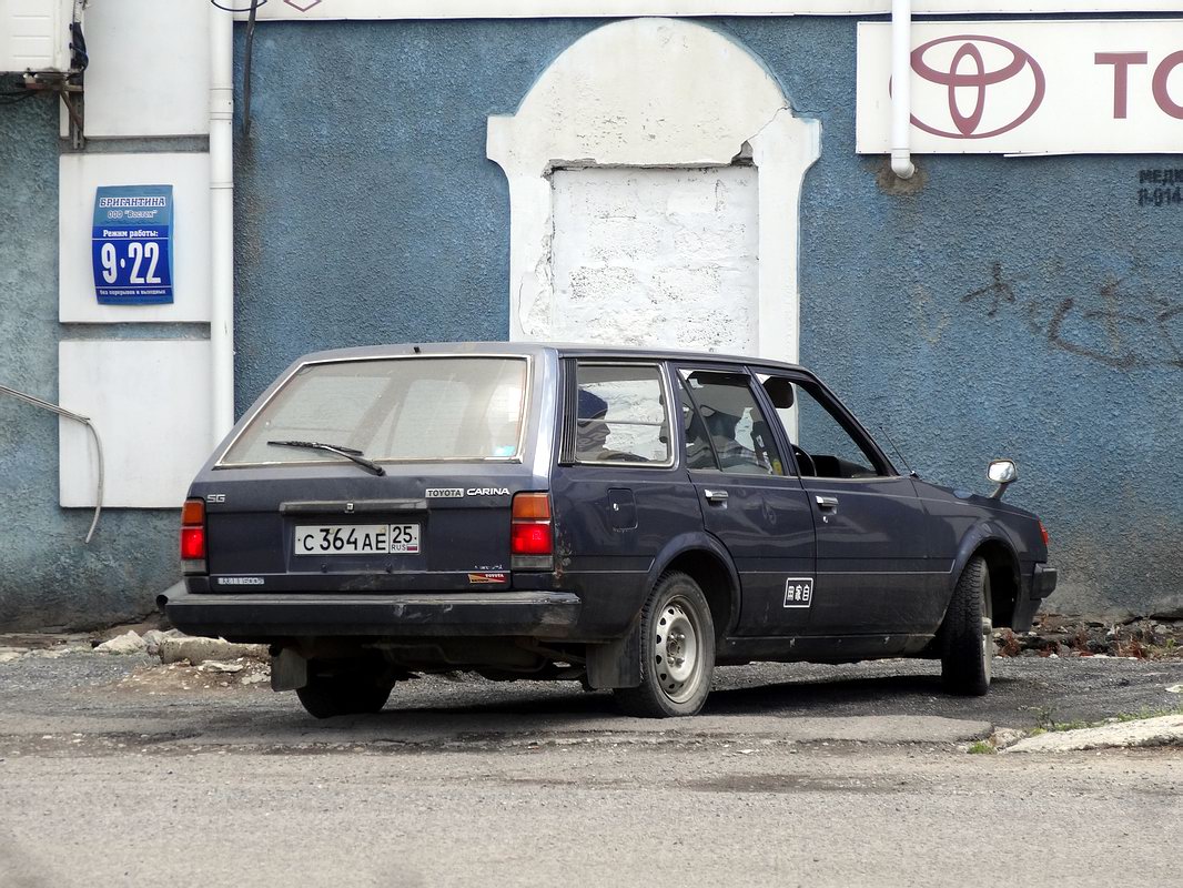 Приморский край, № С 364 АЕ 25 — Toyota Carina (AT150) '84-88