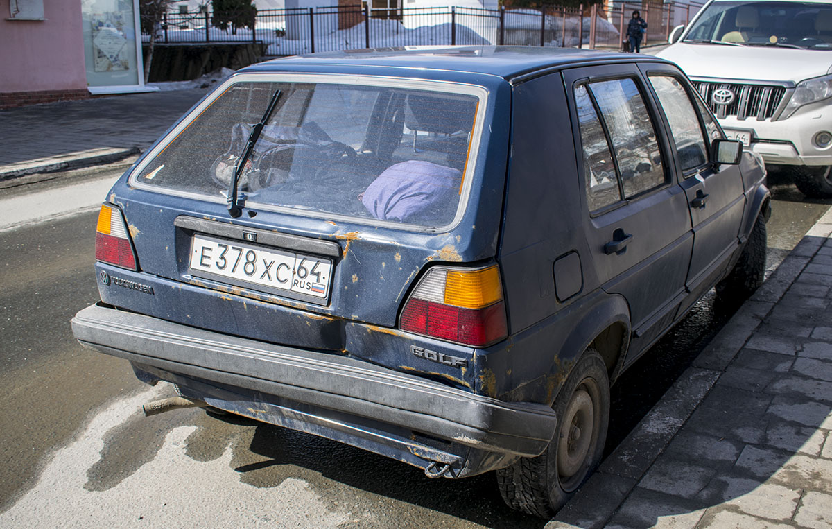 Саратовская область, № Е 378 ХС 64 — Volkswagen Golf (Typ 19) '83-92