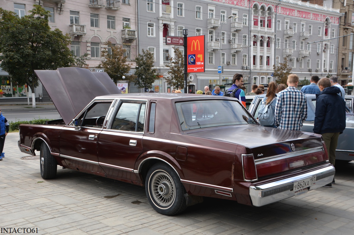 Ростовская область, № У 862 КА 197 — Lincoln Town Car (1G) '81-89