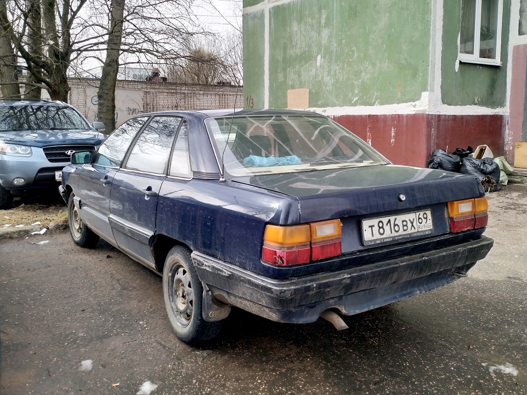 Тверская область, № Т 816 ВХ 69 — Audi 100 (C3) '82-91