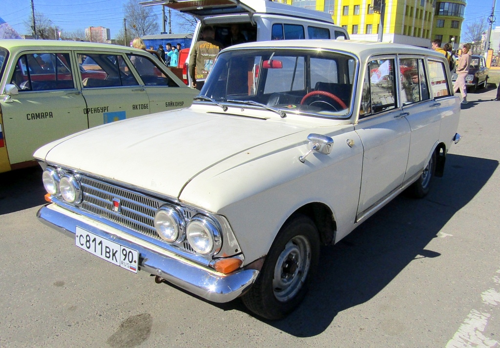 Московская область, № С 811 ВК 90 — Москвич-427ИЭ '69-76; Тверская область — Открытие сезона 2021 Тверского ретро-клуба