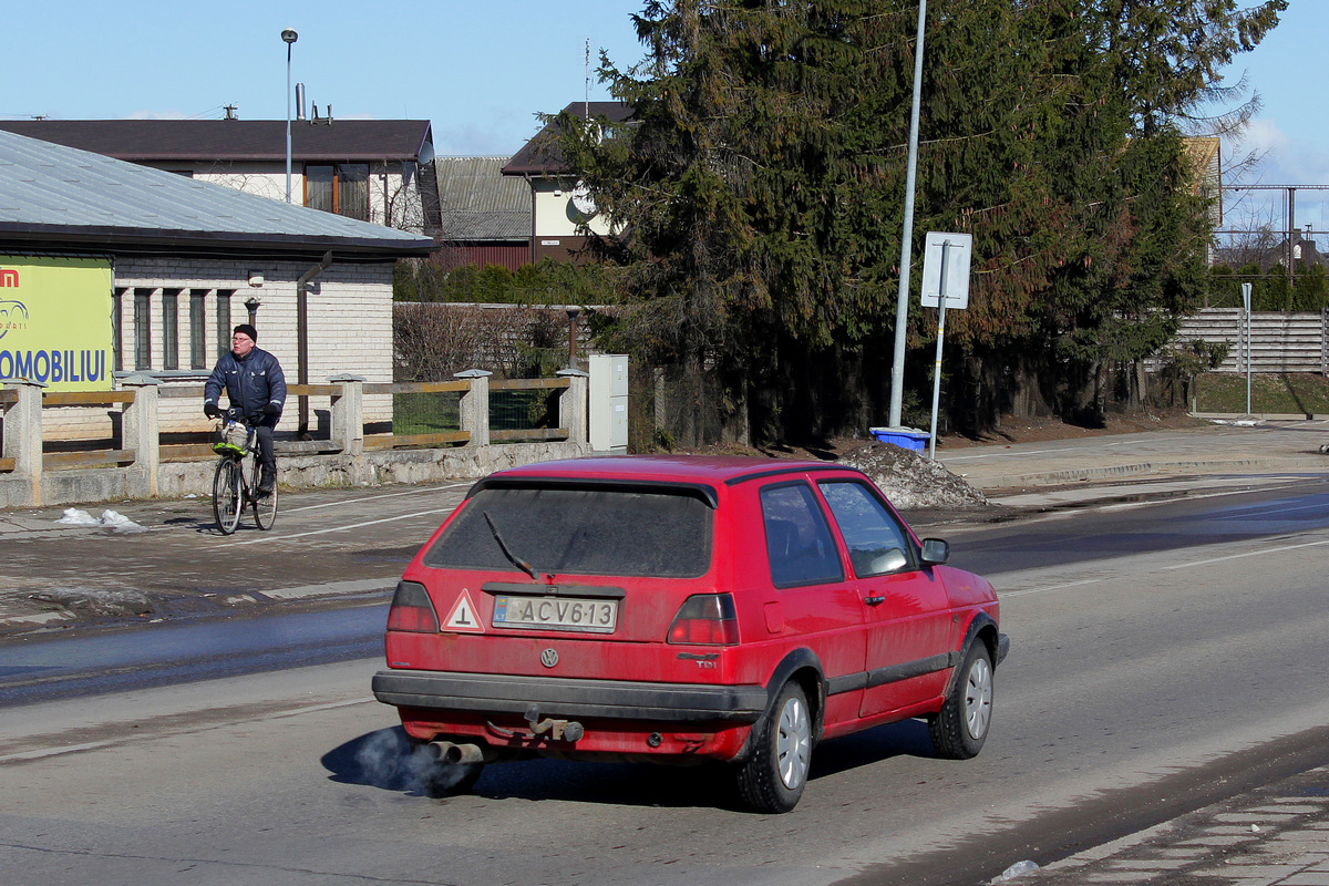 Литва, № ACV 613 — Volkswagen Golf (Typ 19) '83-92