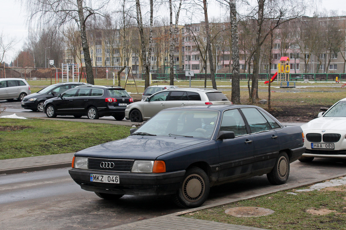 Литва, № MKZ 046 — Audi 100 (C3) '82-91