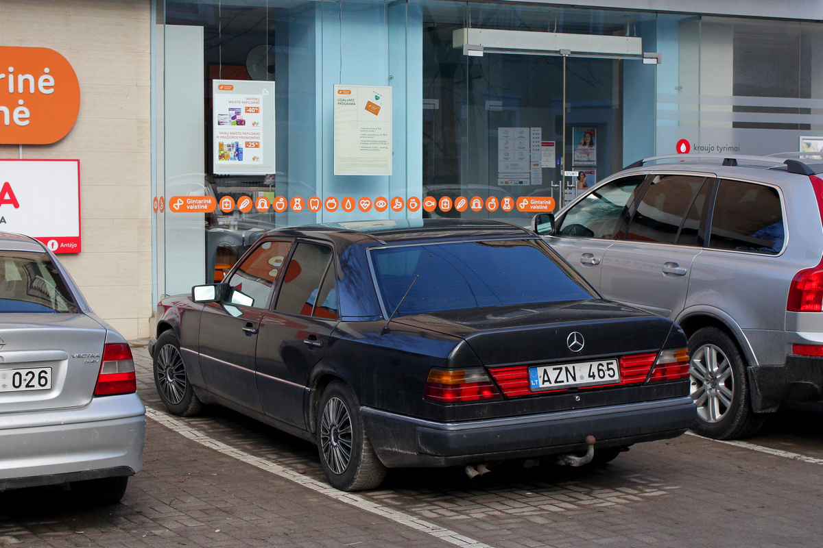 Литва, № AZN 465 — Mercedes-Benz (W124) '84-96