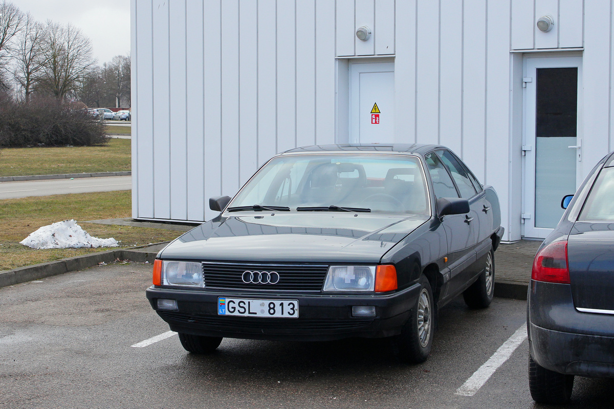 Литва, № GSL 813 — Audi 100 (C3) '82-91