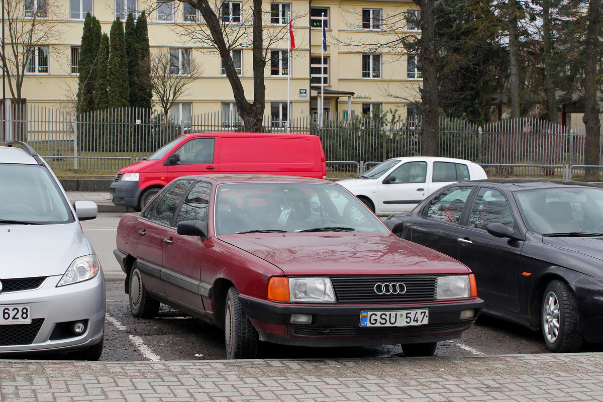 Литва, № GSU 547 — Audi 100 (C3) '82-91