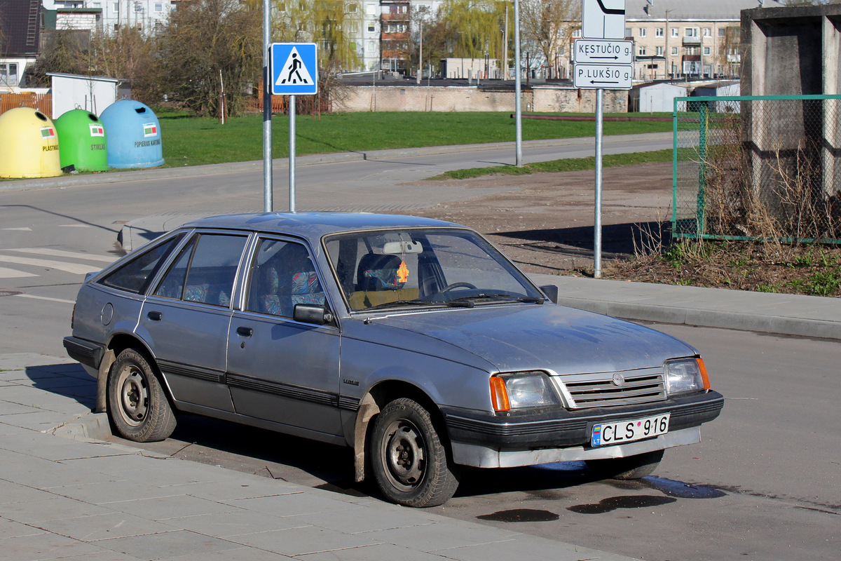 Литва, № CLS 916 — Opel Ascona (C) '81-88