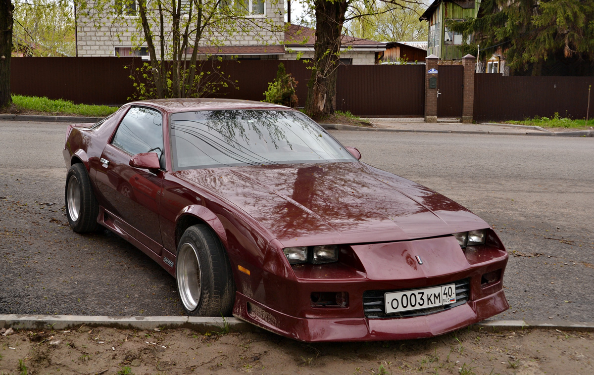 Калужская область, № О 003 КМ 40 — Chevrolet Camaro (3G) '82-92