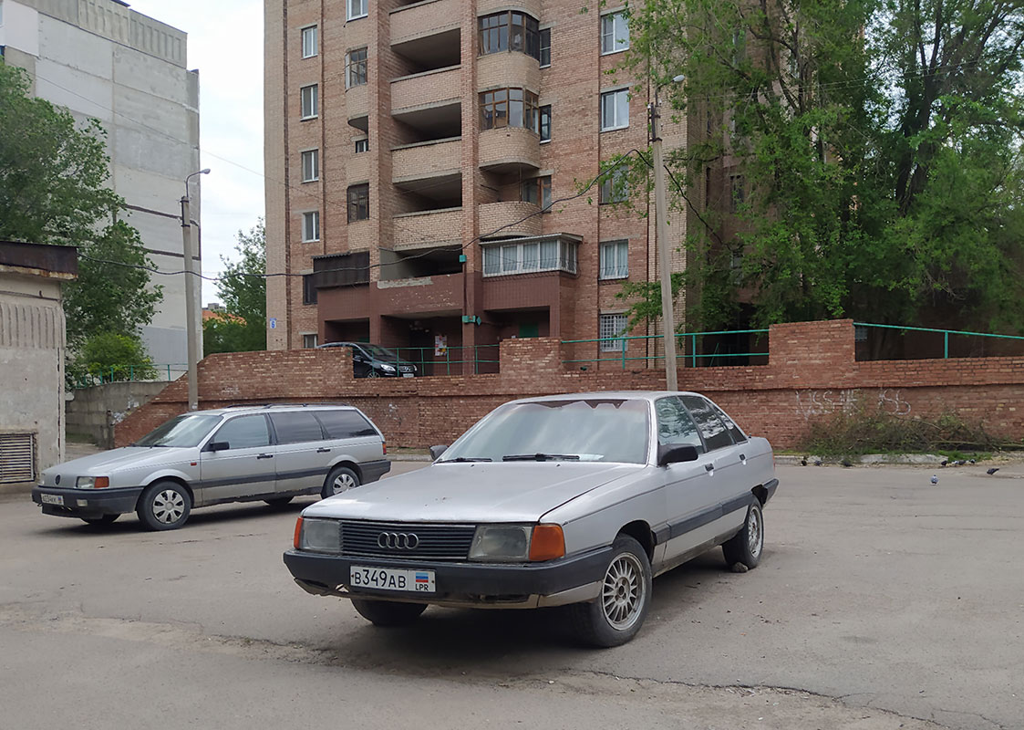 Луганская область, № В 349 АВ — Audi 100 (C3) '82-91
